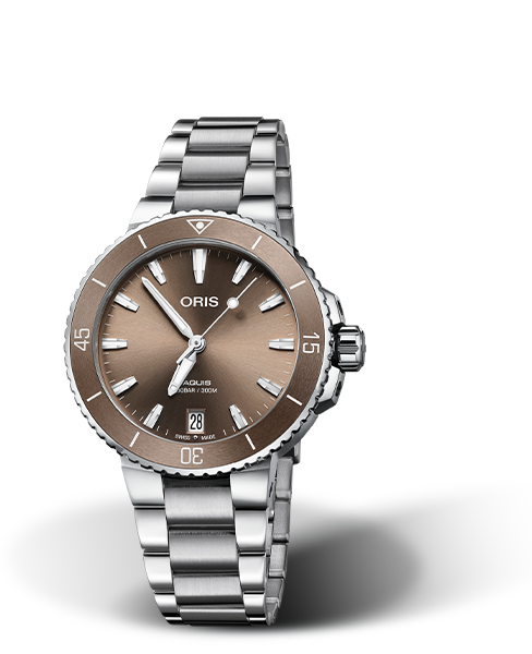 Oris Aquis Date Brown Dial 37MM Automatic