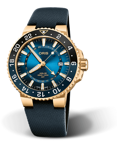 Oris Carysfort Reef Gold Limited Edition Blue Dial 44MM Automatic