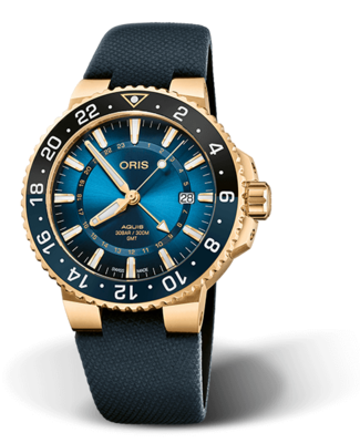Oris Carysfort Reef Gold Limited Edition Blue Dial 44MM Automatic