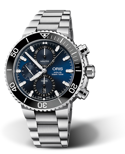 Oris Aquis Chronograph Blue Dial 46MM Automatic