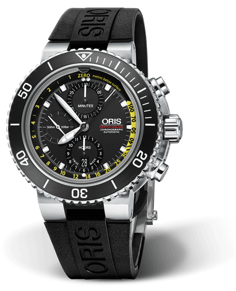 Oris Aquis Depth Chronograph Black Dial 48MM Automatic