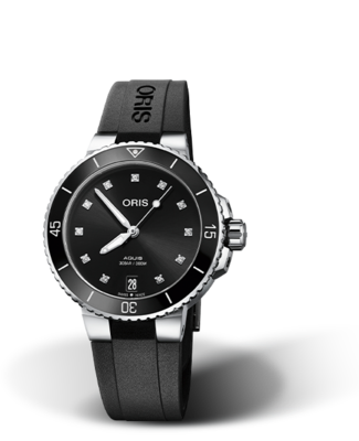 Oris Aquis Date Diamonds Black Dial 37MM Automatic