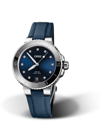 Oris Aquis Date Diamonds Blue Dial 37MM Automatic