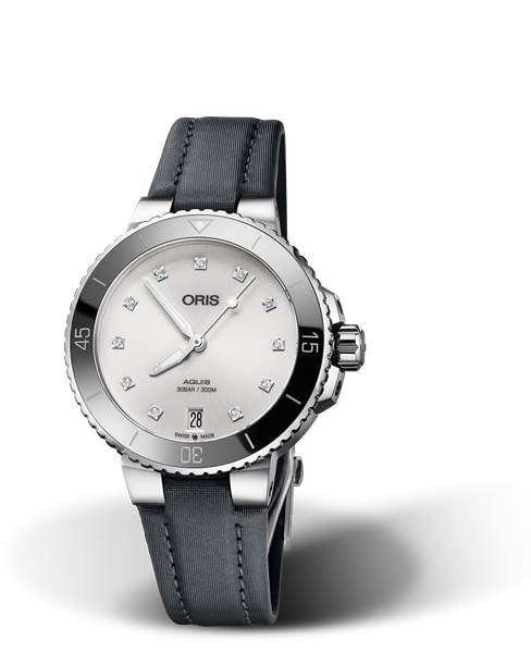 Oris Aquis Date Diamonds White Dial 37MM Automatic