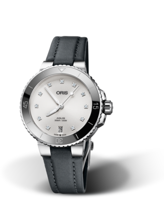 Oris Aquis Date Diamonds White Dial 37MM Automatic