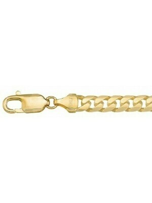 Yellow Gold Solid Domed Link 10KT, 14KT & 18KT Yellow Gold Solid Domed Link 10KT, 14KT & 18KT