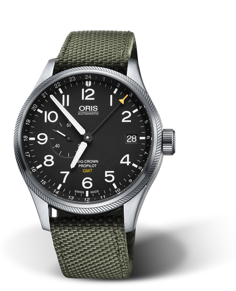 Oris Big Crown ProPilot GMT, Small Second Black Dial 45MM Automatic