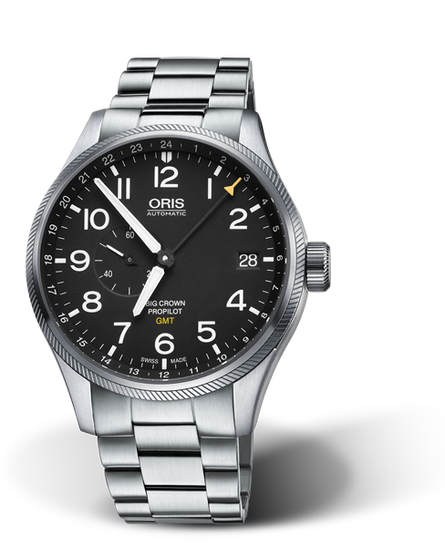 Oris Big Crown ProPilot GMT, Small Second Black Dial 45MM Automatic