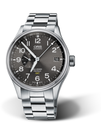 Oris Big Crown ProPilot GMT, Small Second Grey Dial 45MM Automatic