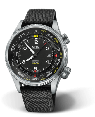 Oris Big Crown ProPilot Altimeter With Feet Scale Black Dial 47MM Automatic