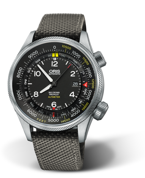 Oris Big Crown ProPilot Altimeter With Feet Scale Black Dial 47MM Automatic
