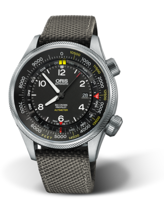 Oris Big Crown ProPilot Altimeter With Feet Scale Black Dial 47MM Automatic