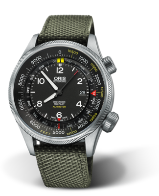 Oris Big Crown ProPilot Altimeter With Feet Scale Black Dial 47MM Automatic