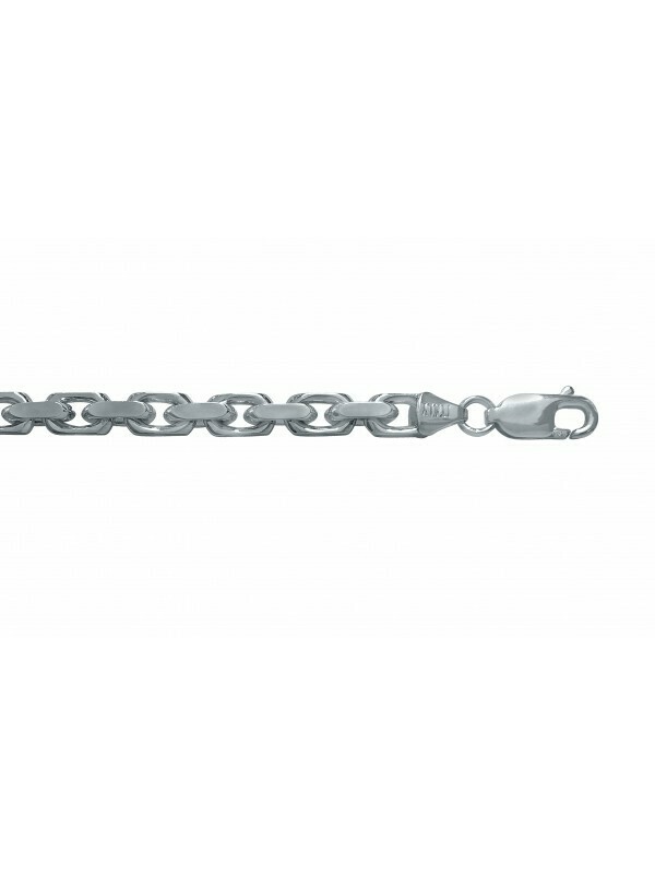 White Gold Oval Cable Link 14KT White Gold Oval Cable Link 14KT