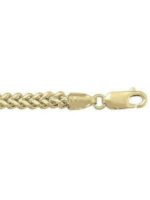 Yellow Gold Hollow Franco Link 14KT Yellow Gold Hollow Franco Link 14KT