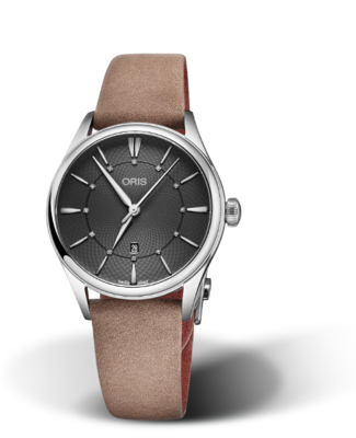 Oris Artelier Diamonds Date Grey Dial 33MM Automatic