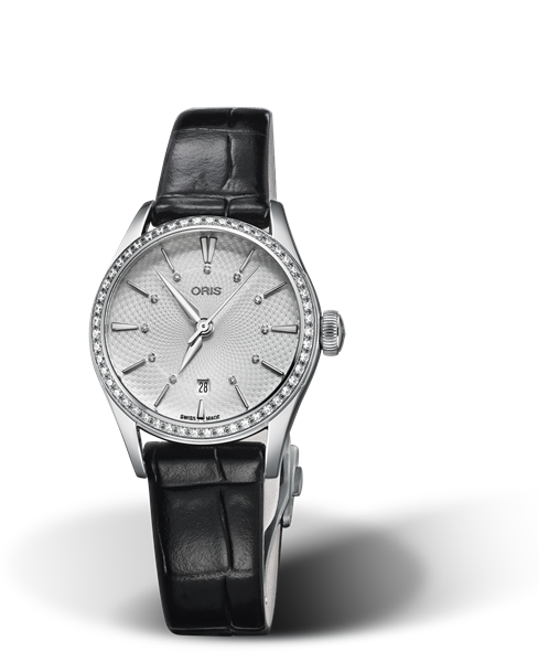Oris Artelier Date Diamonds Silver Dial 28MM Automatic