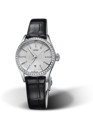 Oris Artelier Date Diamonds Silver Dial 28MM Automatic
