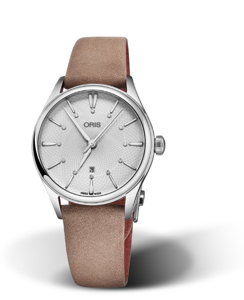 Oris Artelier Date Diamonds Silver Dial 33MM Automatic