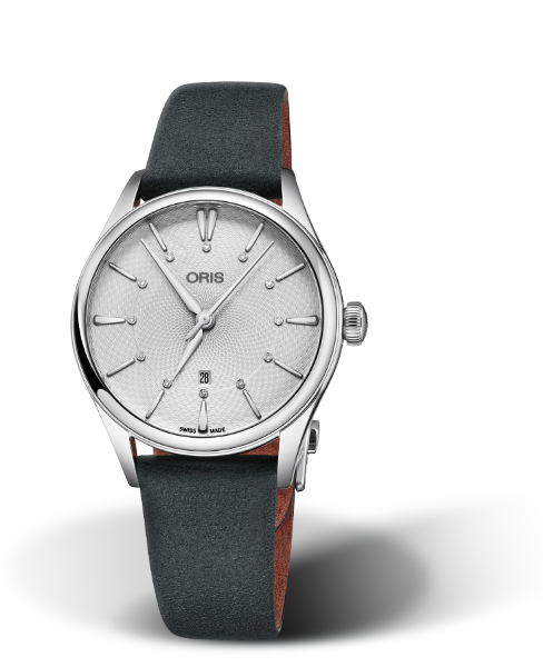 Oris Artelier Date Diamonds Silver Dial 33MM Automatic