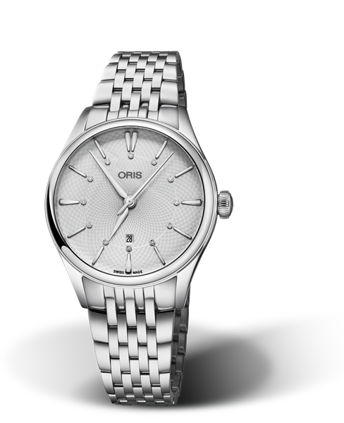 Oris Artelier Date Diamonds Silver Dial 33MM Automatic