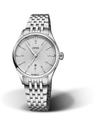 Oris Artelier Date Diamonds Silver Dial 33MM Automatic