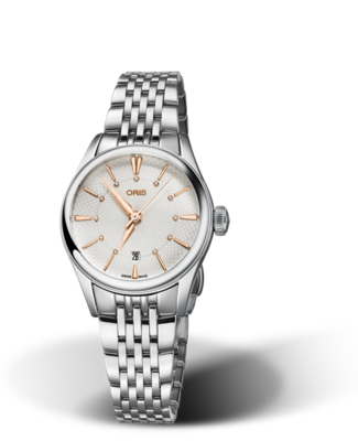 Oris Artelier Date Diamonds Silver Dial 28MM Automatic