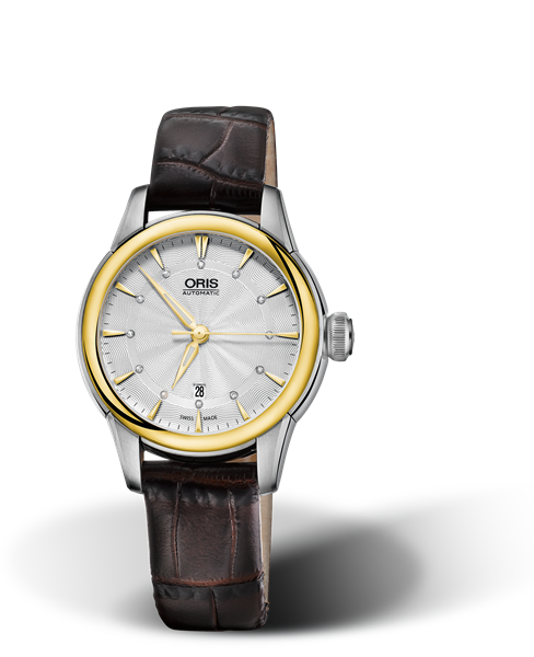Oris Artelier Date Diamond Silver Dial 31MM Automatic