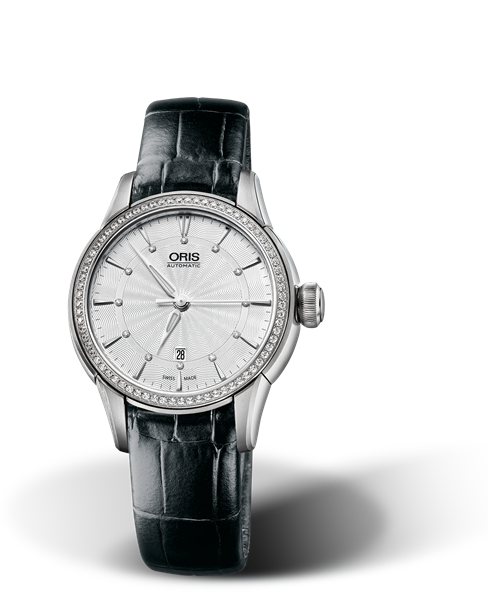 Oris Artelier Date Diamonds Silver Dial 31MM Automatic