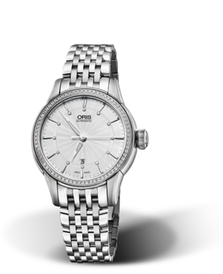 Oris Artelier Date Diamonds Silver Dial 31MM Automatic