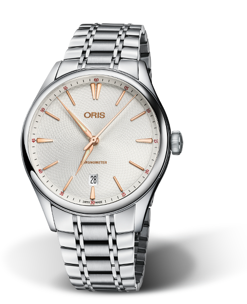 Oris Artelier Chronometer, Date Silver Dial 40MM Automatic