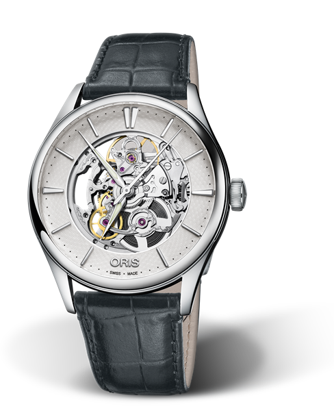 Oris Artelier Skeleton Silver Dial 40MM Automatic