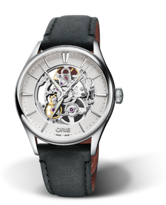 Oris Artelier Skeleton Silver Dial 40MM Automatic