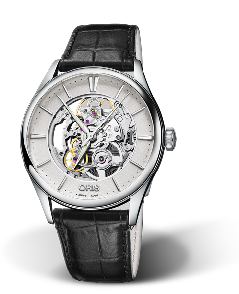 Oris Artelier Skeleton Silver Dial 40MM Automatic