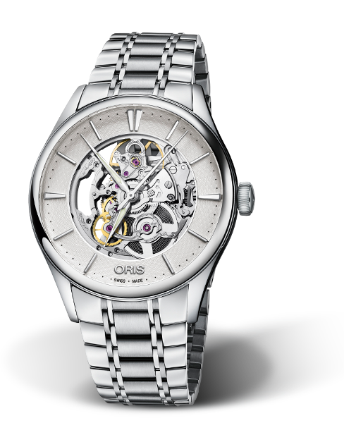 Oris Artelier Skeleton Silver Dial 40MM Automatic