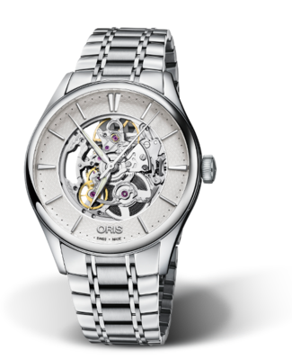 Oris Artelier Skeleton Silver Dial 40MM Automatic