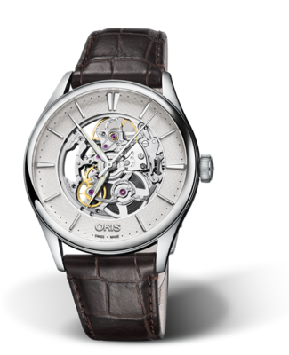 Oris Artelier Skeleton Silver Dial 40MM Automatic