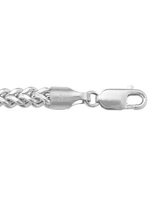 White Gold Hollow Franco Link 14KT White Gold Hollow Franco Link 14KT