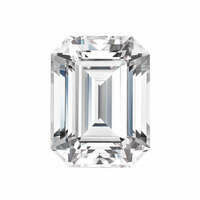 Forever One 0.10CTW Emerald Moissanite Gemstone