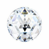 Forever One 0.04CTW Round Rose Cut Moissanite Gemstone