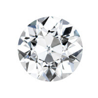 Forever One 4.01CTW Round Old European Cut Moissanite Gemstone