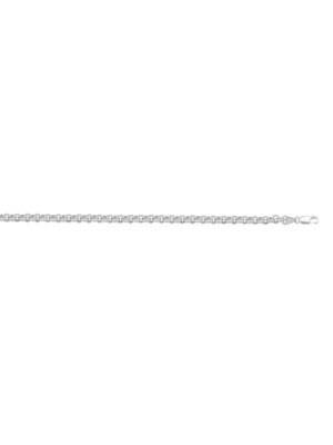 White Gold Hollow Rolo Link Bracelet 10KT, 14KT &amp; 18KT