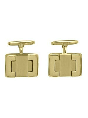 Yellow Gold Fancy Rectangular Cuffflinks 18KT Yellow Gold Fancy Rectangular Cuffflinks 18KT