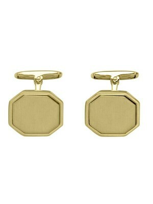 Yellow Gold Octgonal Cufflinks 18KT Yellow Gold Octgonal Cufflinks 18KT