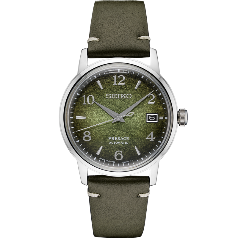 Seiko Presage Green Dial 39MM Automatic SRPF41