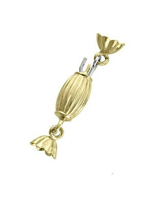 Yellow Gold Fancy Pearl Clasp Finding 18KT Yellow Gold Fancy Pearl Clasp Finding 18KT