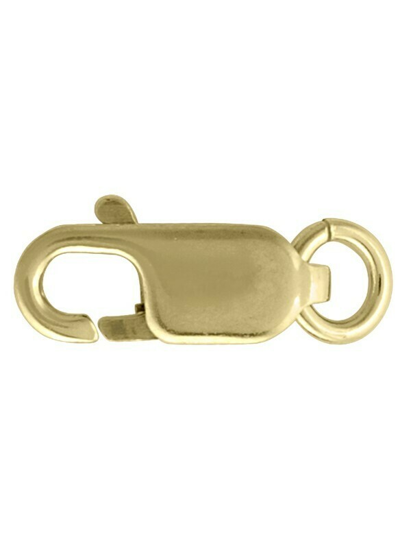 Yellow Gold Lobster Clasp Finding 10KT, 14KT &amp; 18KT