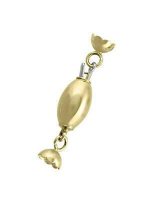 Yellow Gold Fancy Pearl Clasp Finding 18KT Yellow Gold Fancy Pearl Clasp Finding 18KT