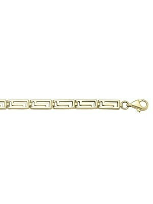 Yellow Gold Hollow Fancy Bracelet 14KT Yellow Gold Hollow Fancy Bracelet 14KT
