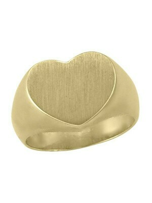 Yellow Gold Heart Ring 10KT